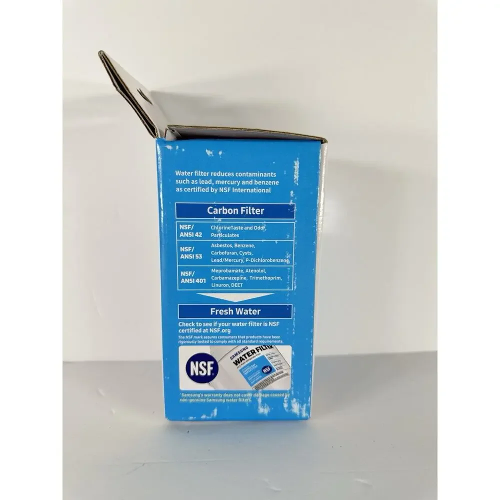 Genuine Samsung DA29-00003G Refrigerator Ice & Water Filter New Sealed 6 Pack